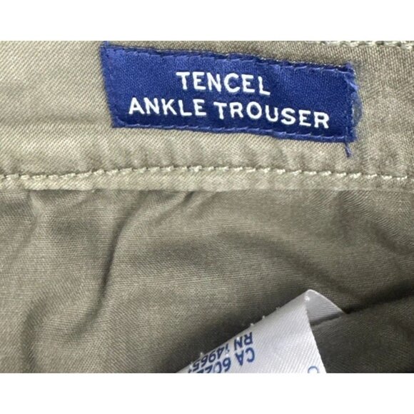 Nautica Women’s Green Tencel Ankle Trouser Pants Sz 4 NEW - Picture 8 of 16